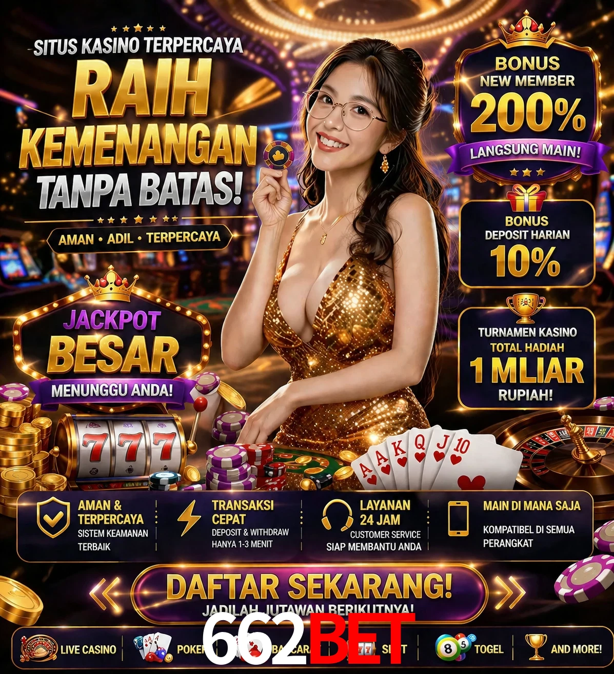 Roleta e blackjack 662bet