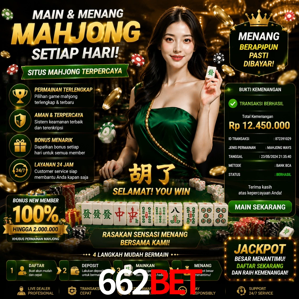 Ganhar e sacar na 662bet